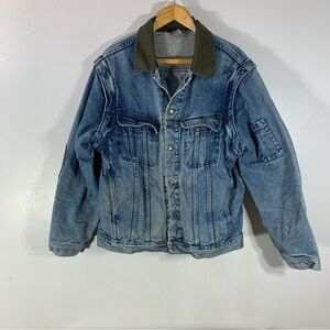 Dakota vintage rare piece 100% Cotton patchwork denim western style jean jacket